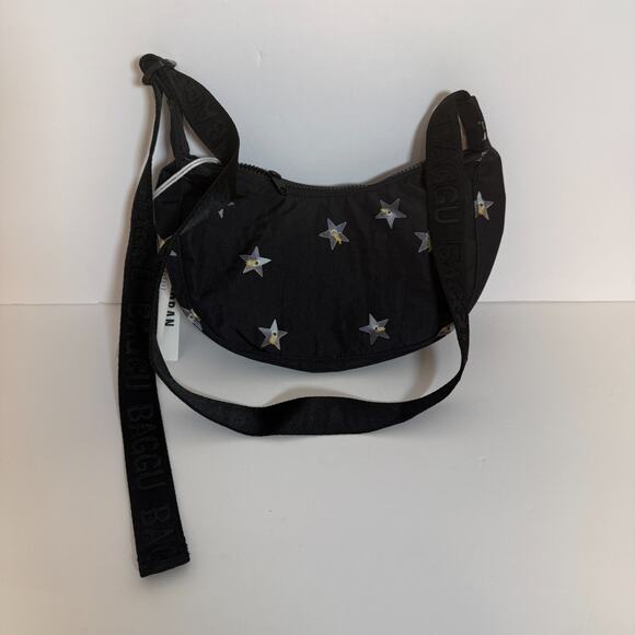 Urban Outfitters Baggu Bag Small Nylon Stars Crescent Bag Crossbody NEW - Picture 2 of 7